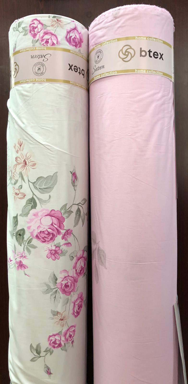 Ткань для постельного белья Сатин S-411 (A+B) - (60м+60м)