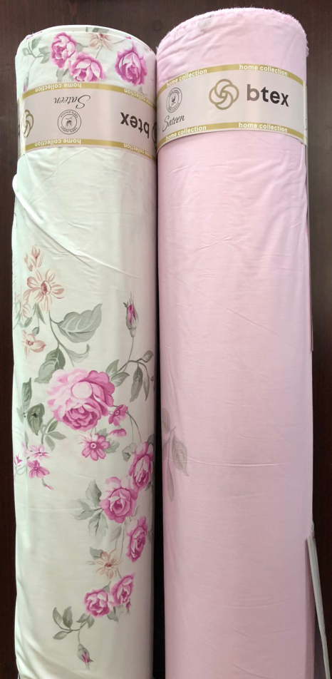 Ткань для постельного белья Сатин S-411 (A+B) - (60м+60м)