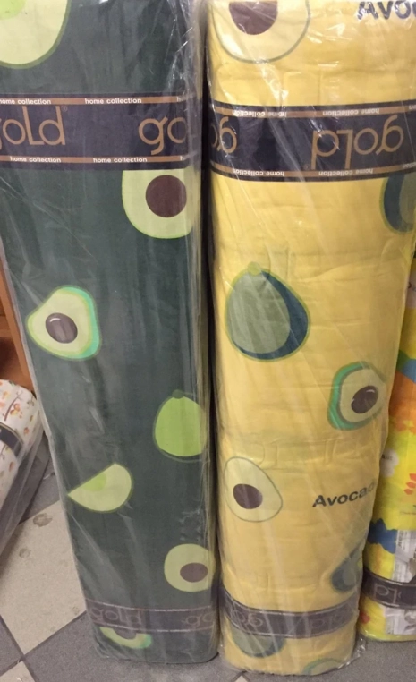 Ткань для постельного белья Бязь "Gold" Lux "Авокадо" GL3975 (A+B) - (50м+50м)