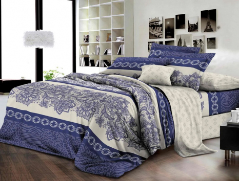 Тканина для постільної білизни Ранфорс R-Y5D1858 (A+B) - (60м+60м)