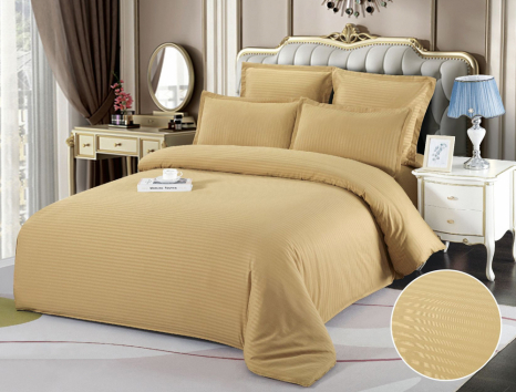 Евро макси набор постельного белья 200*230 из Страйп Сатина D-07