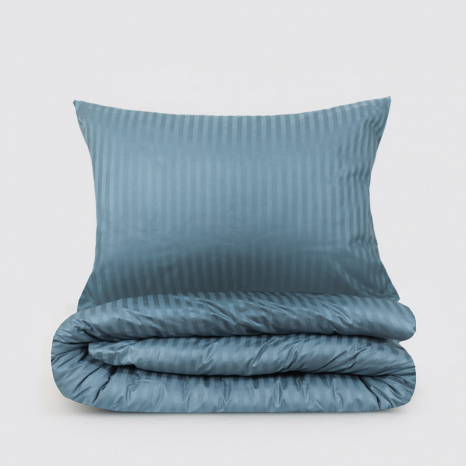 Сімейний набір постільної білизни з Страйп Сатину №544111