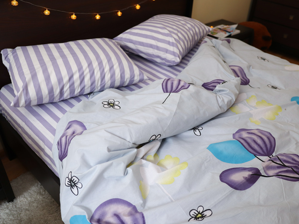 Двуспальный набор постельного белья 180*220 из Бязи "Gold" №151442AB Черешенка™