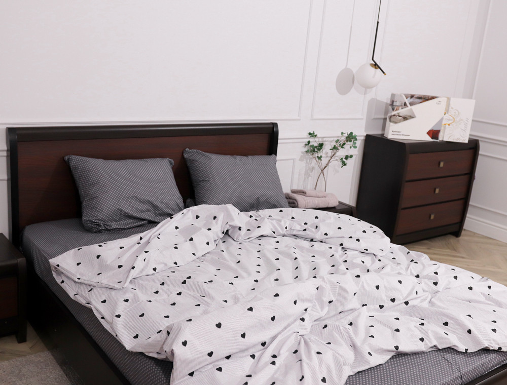 Евро макси набор постельного белья 200*220 из Бязи "Gold" №155099AB Черешенка™