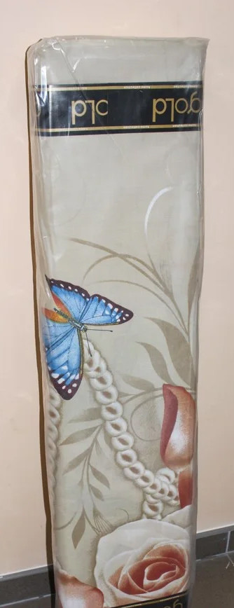 Ткань для постельного белья Бязь "Gold" Lux "Белые розы" GL693