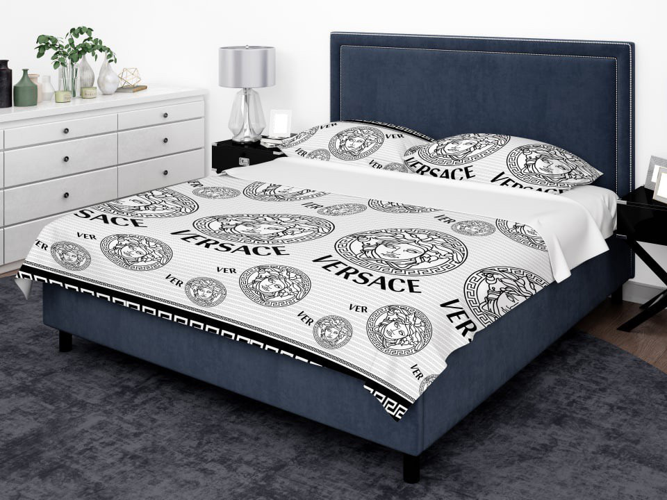 Тканина для постільної білизни Бязь "Gold" Lux GL3694grey