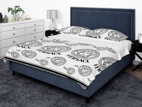 Тканина для постільної білизни Бязь "Gold" Lux GL3694grey