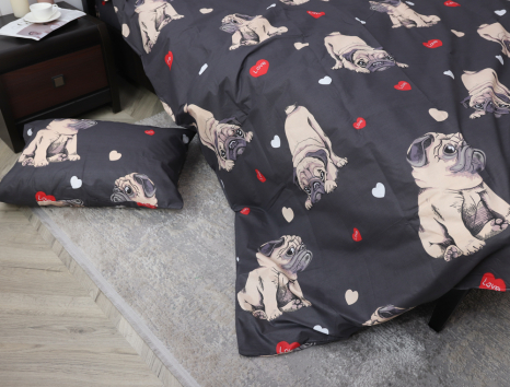 Двуспальный набор постельного белья 180*220 из Бязи "Gold" №153396 Черешенка™