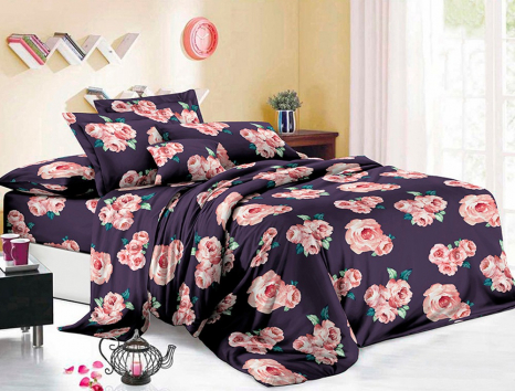 Двоспальний набір постільної білизни 180*220 із полікотону №205783 Черешенька™
