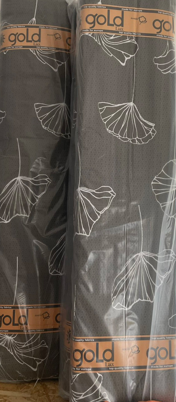 Ткань для постельного белья Бязь "Gold" Lux GL6014brown