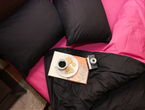 Двоспальний набір однотонної постільної білизни 180*220 із Бязі "Gold" №15401324AB Черешенька™