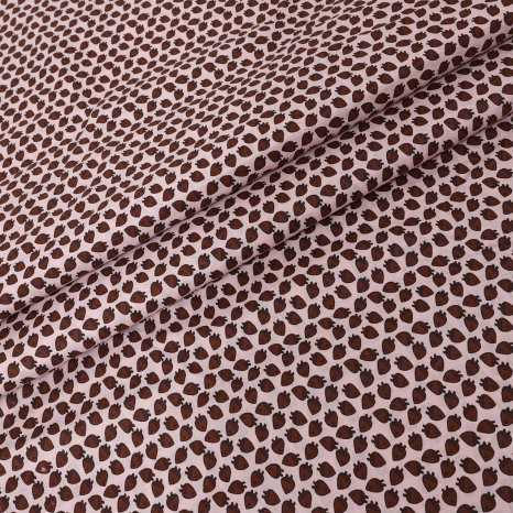 Ткань для постельного белья Бязь "Gold" Lux "Сумасшедшие лесные орехи" GL1642 (A+B) - (50м+50м)