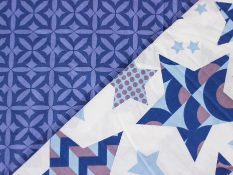 Полуторний набір постільної білизни 150*220 із Бязі "Gold" №151118AB Черешенка™