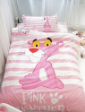 Ткань для постельного белья Бязь "Gold" Lux детская "Розовая пантера" GLB160 (A+B) - (50м+50м)