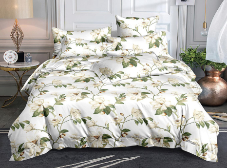 Євро набір постільної білизни 200*220 із полікотону №208685 Черешенька™