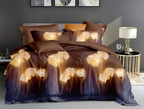 Тканина для постільної білизни Сатин S-182 (A+B) - (60м+60м)