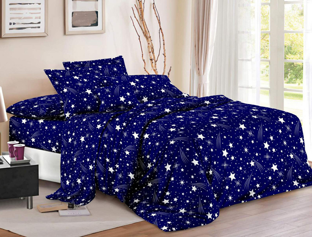 Двоспальний набір постільної білизни 180*220 із полікотону №202017 Черешенька™