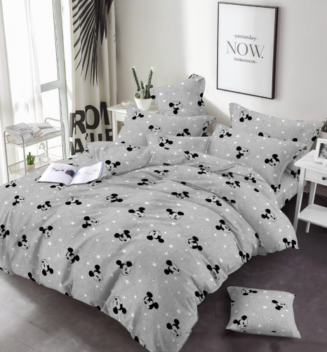 Ткань для постельного белья Бязь "Gold" Lux детская GLB35000grey