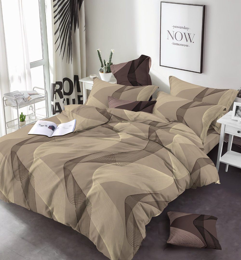 Тканина для постільної білизни Бязь "Gold" Lux GL17000beige