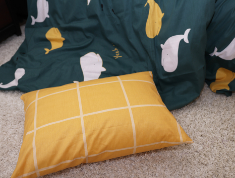 Двоспальний набір постільної білизни 180*220 із Сатину №067AB Черешенка™