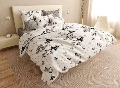 Ткань для постельного белья Сатин S-177 (A+B) - (60м+60м)