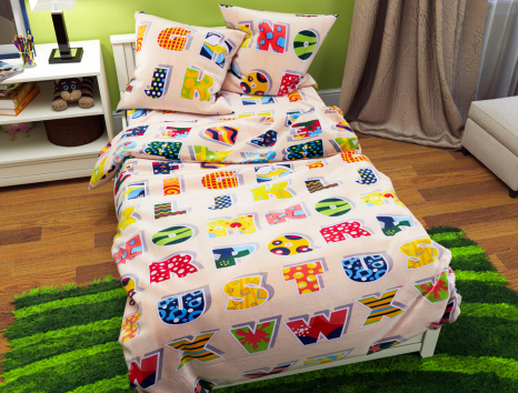 Полуторный набор постельного белья 150*220 из Бязи "Gold" №164674 Черешенка™