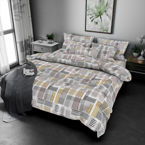 Ткань для постельного белья Бязь "Gold" Lux GL7819