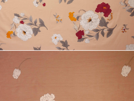 Ткань для постельного белья Сатин S-168 (A+B) - (60м+60м)