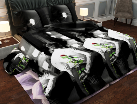 Семейный набор хлопкового постельного белья из Бязи "Gold" №151960 Черешенка™