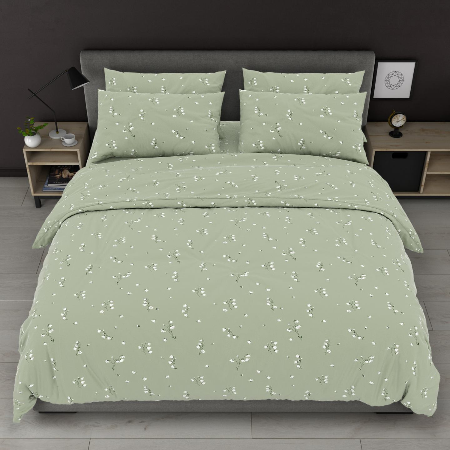 Тканина для постільної білизни Бязь "Gold" Lux GL8262