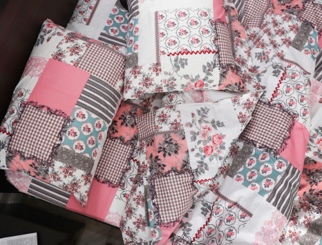 Двоспальний набір постільної білизни 180*220 із Бязі "Gold" №156928 Черешенка™