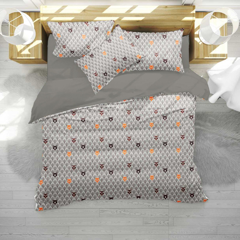 Ткань для постельного белья Бязь "Gold" Lux детская GLB291gray