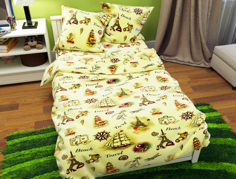 Тканина для постільної білизни Бязь "Gold" Lux дитяча GLB143