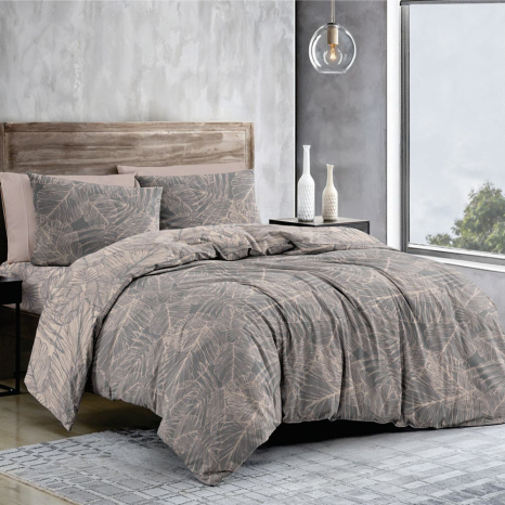 Тканина для постільної білизни Бязь "Gold" Lux GL12001beige (A+B) - (50м+50м)