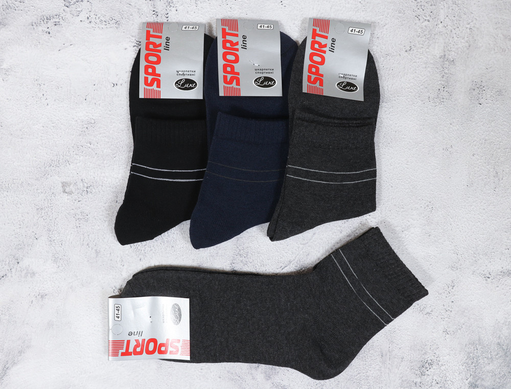 Чоловічі шкарпетки Luxe Sport Line (41-45) №SL4021