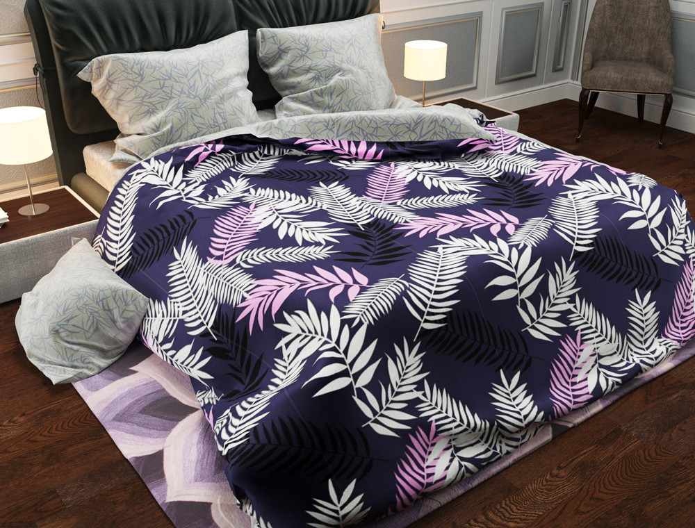 Полуторный набор постельного белья 150*220 из Бязи "Gold" №151211AB Черешенка™