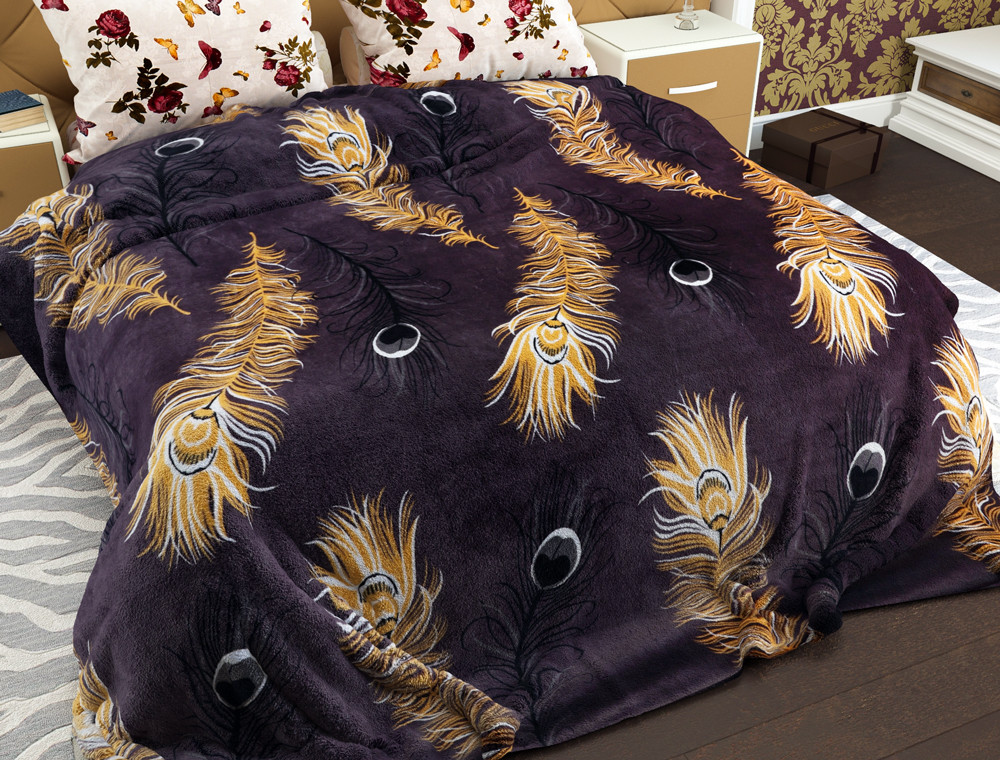 Двоспальний флісовий плед №33773