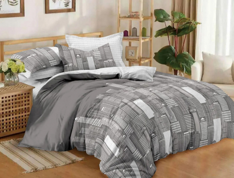 Евро макси набор постельного белья 200*220 из Сатина №0040AB Черешенка™