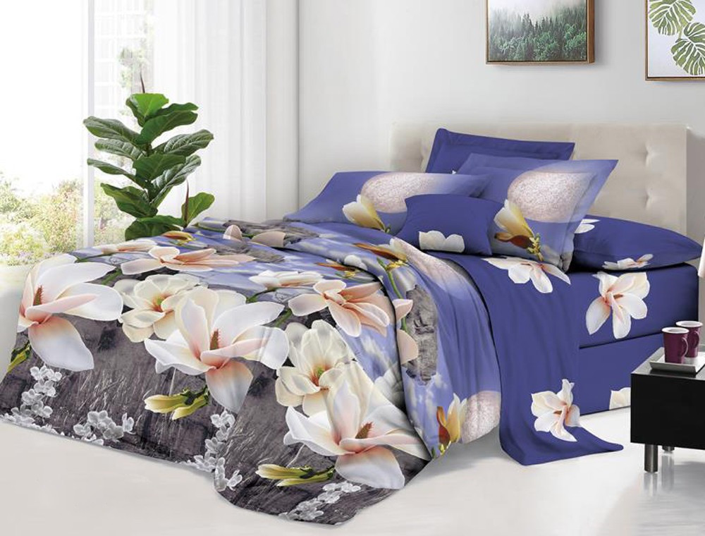 Двоспальний набір постільної білизни 180*220 із полікотону №201946 Черешенька™