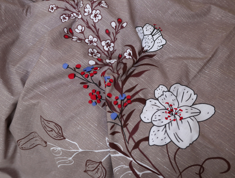 Полуторний набір постільної білизни 150*220 із Бязі "Gold" №151457AB Черешенка™