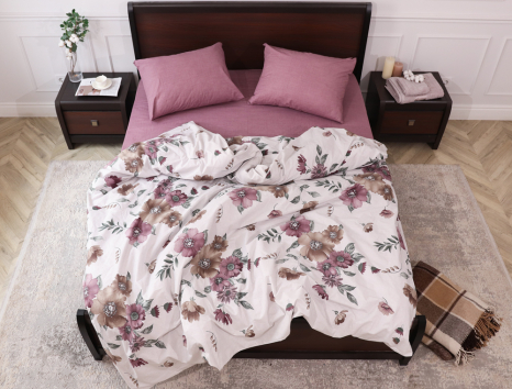 Двоспальний набір постільної білизни 180*220 із Бязі "Gold" №157946AB Черешенка™