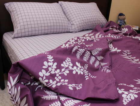 Двоспальний набір постільної білизни 180*220 із Ранфорсу №183167AB Черешенка™