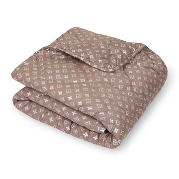 Полуторное летнее одеяло микрофибра/холлофайбер №41076