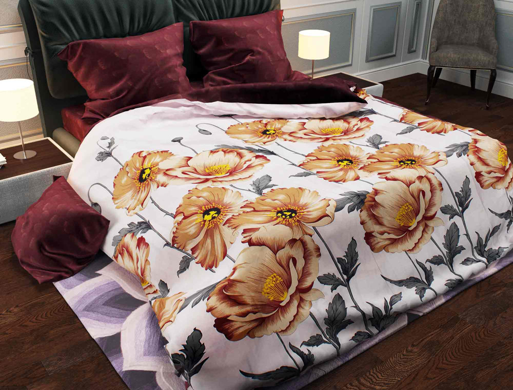 Ткань для постельного белья Бязь "Gold" Lux GL630A