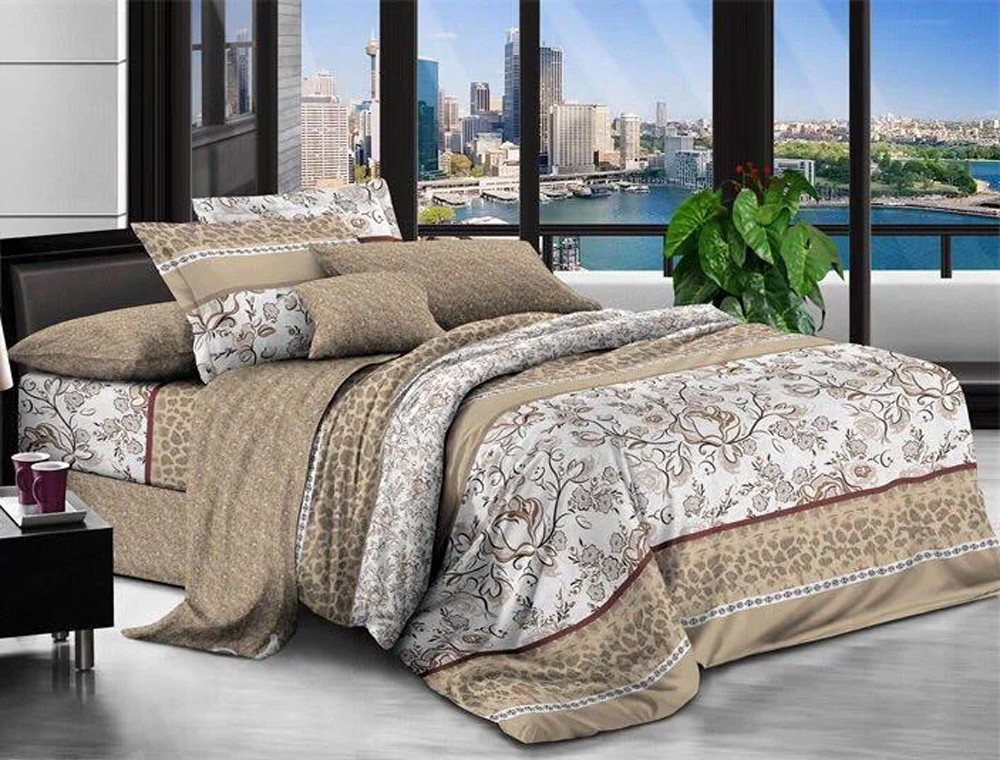 Тканина для постільної білизни Бязь "Gold" Lux GL091