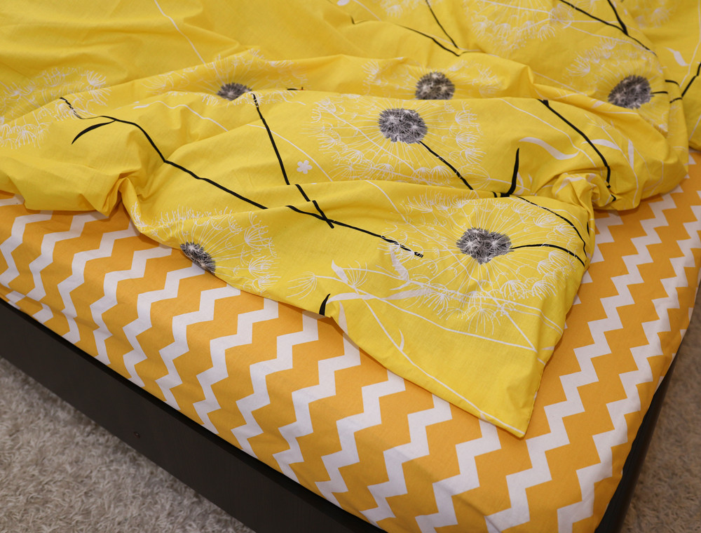 Двоспальний набір постільної білизни 180*220 із Бязі "Gold" №151523AB Черешенка™