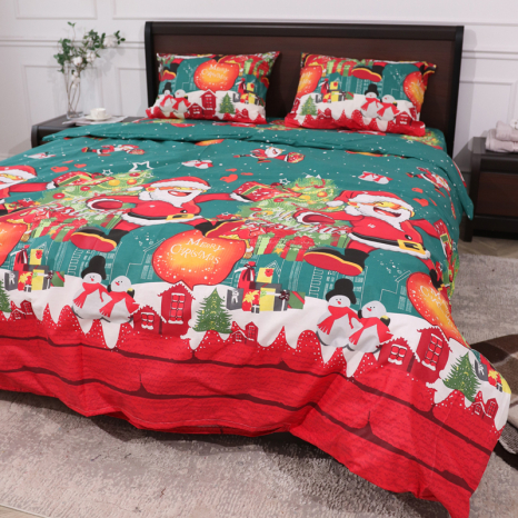 Євро-максі набір постільної білизни 200*220 із Бязі "Gold" №153475 Черешенка™