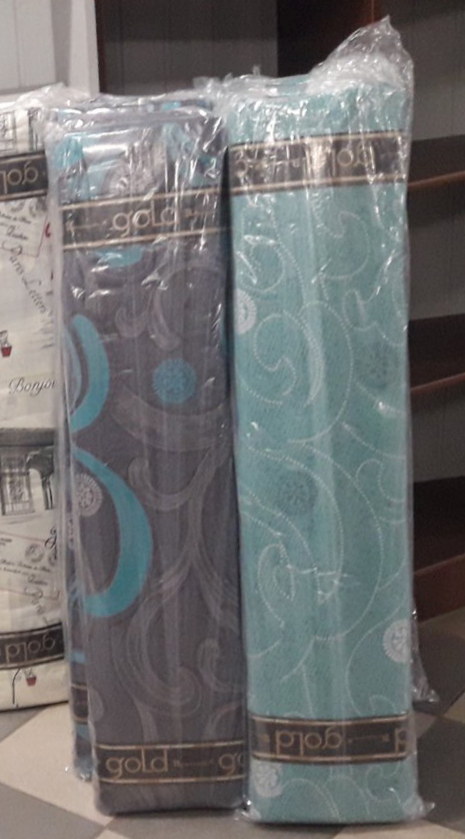 Тканина для постільної білизни Бязь "Gold" "Вінтажний вензель" GLL9844 (A+B) - (50м+50м)