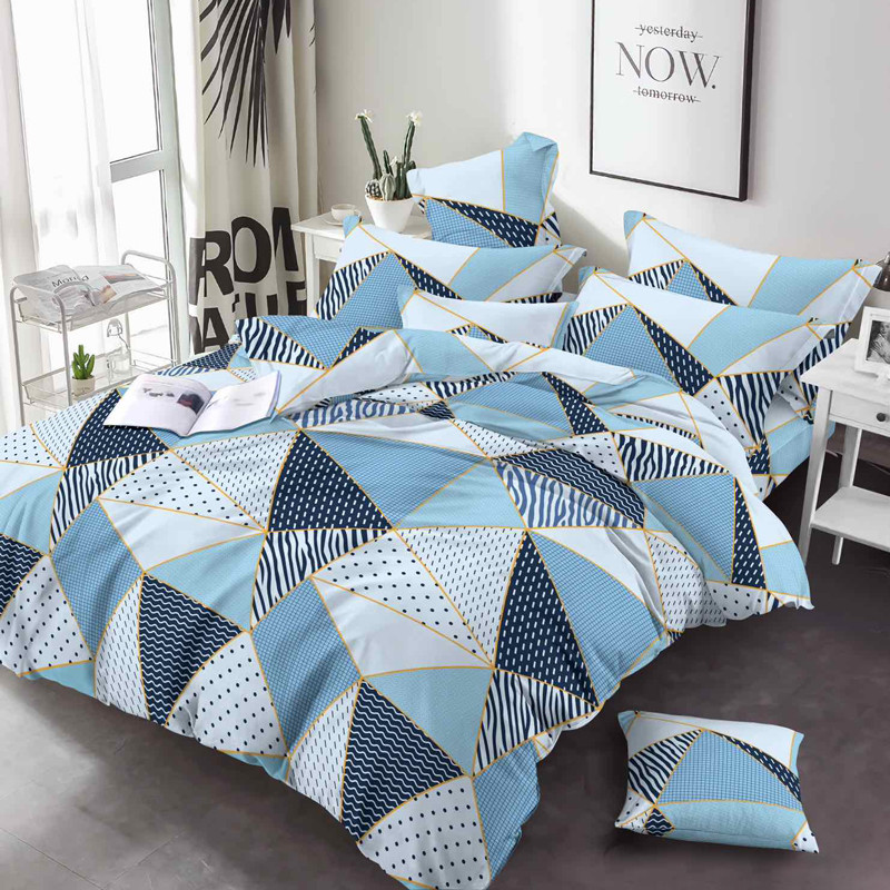 Тканина для постільної білизни Бязь "Gold" Lux GL3546blue