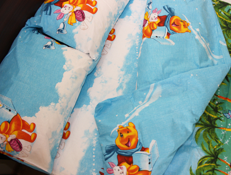 Дитячий комплект з Бязі "Gold" №16368 Черешенка™